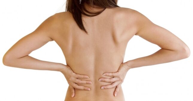 The typical symptom of thoracic spondylosis is back pain