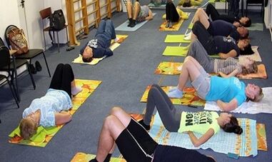 Medical physical education for knee joint disease