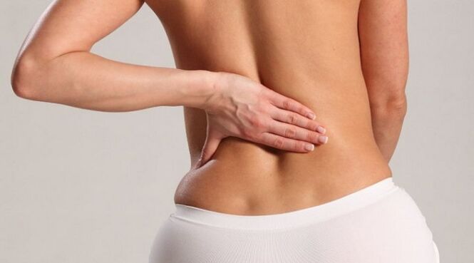 The cause of osteoarthritis in the lumbar region